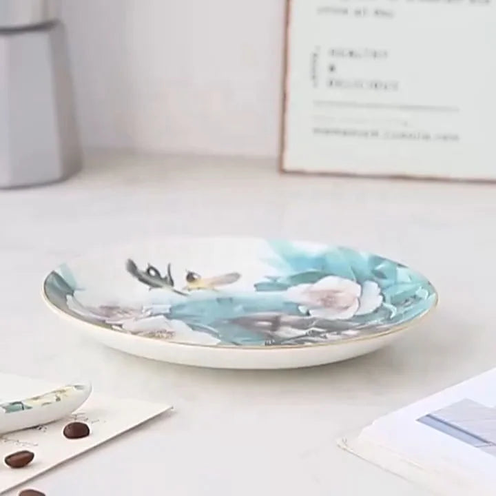 British Bone China Afternoon Tea Tea Set European Coffee Cup Saucer Set Gift Box