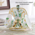 Service à café en porcelaine camélia sophia chine, service à thé en porcelaine britannique, pot en céramique, crémier sucrier, théière heure du thé, tasse à café, tasse à café