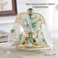 Service à café en porcelaine camélia sophia chine, service à thé en porcelaine britannique, pot en céramique, crémier sucrier, théière heure du thé, tasse à café, tasse à café
