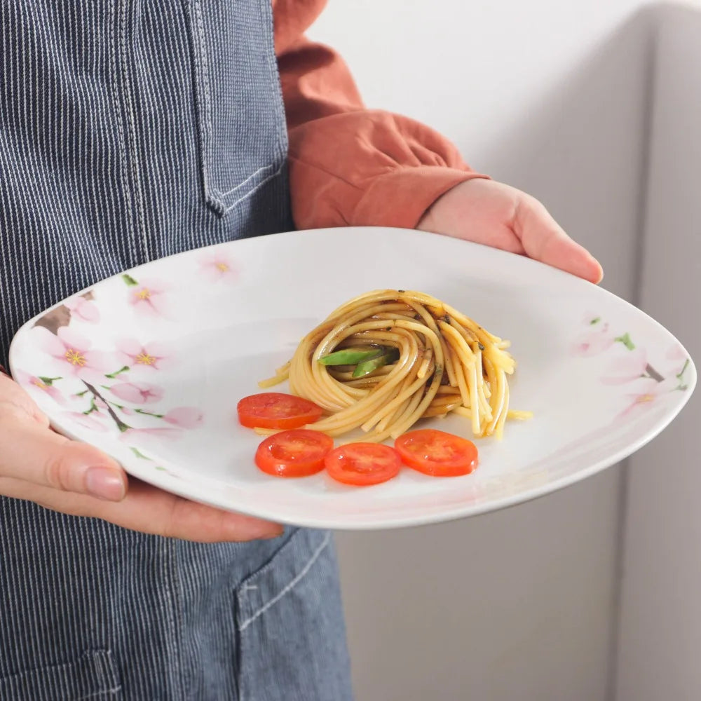 VEWEET ANNIE – service de table en porcelaine 50/100 pièces, avec tasse à œufs, tasses et soucoup, tasse, dessert, soupe et assiette à dîner, bol, pichet à lait, ensemble de pots à sucre