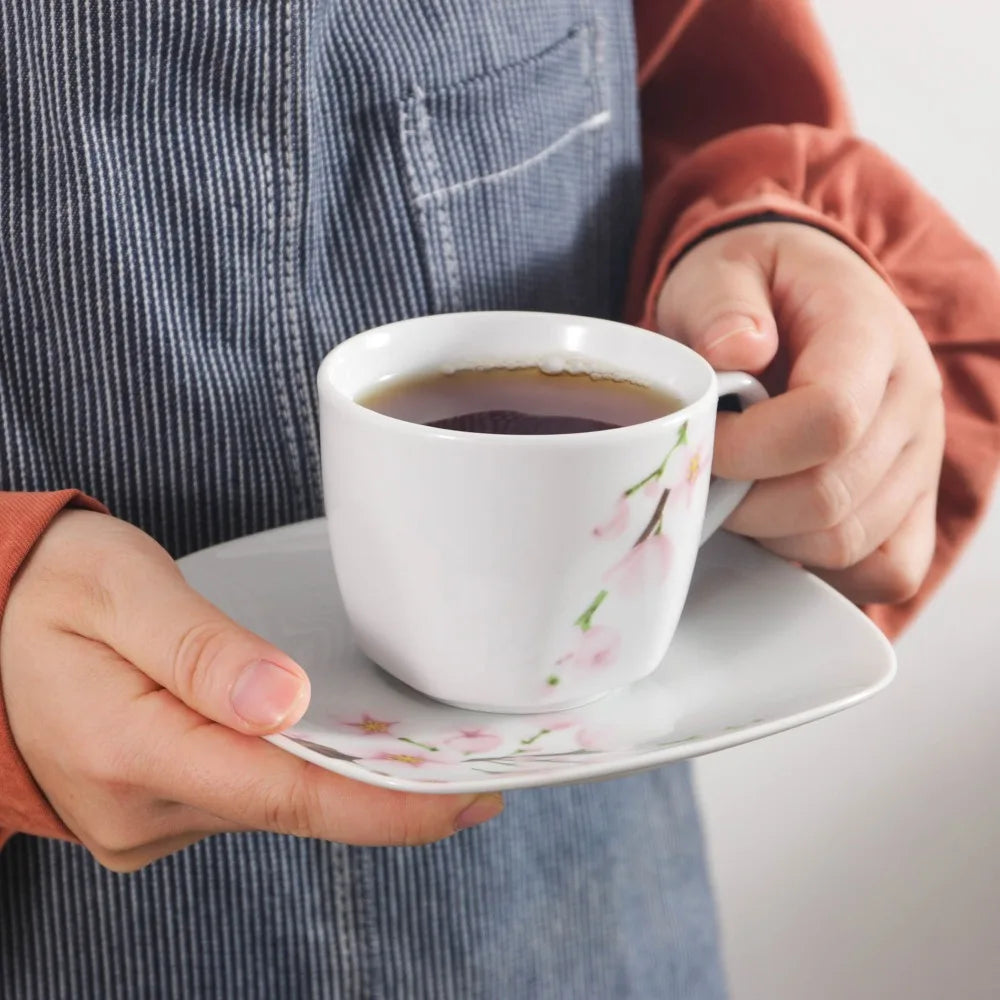 VEWEET ANNIE – service de table en porcelaine 50/100 pièces, avec tasse à œufs, tasses et soucoup, tasse, dessert, soupe et assiette à dîner, bol, pichet à lait, ensemble de pots à sucre