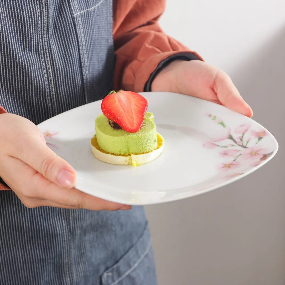 VEWEET ANNIE – service de table en porcelaine 50/100 pièces, avec tasse à œufs, tasses et soucoup, tasse, dessert, soupe et assiette à dîner, bol, pichet à lait, ensemble de pots à sucre