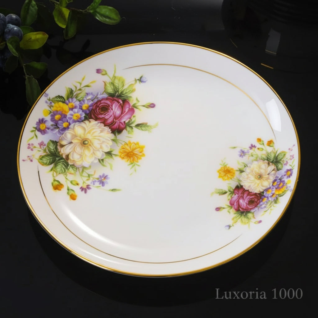 JINGDEZHEN-Vaisselle en céramique, porcelaine, bol assiette à soupe cuillère, assiette à steak occidentale avec vaisselle de bricolage