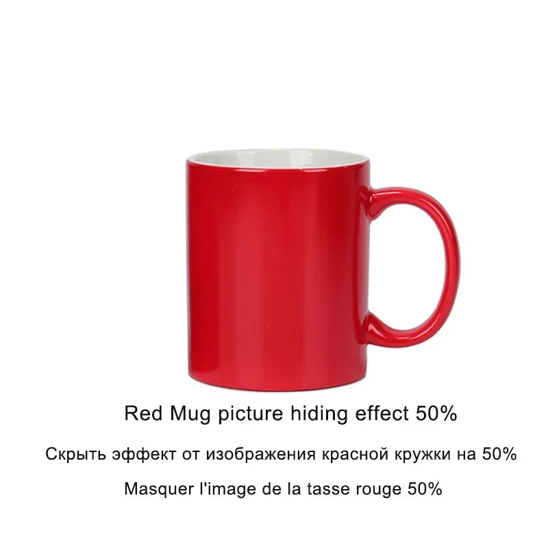 Tasse à Café Personnalisable avec Photo et Document Magique, Meilleur Cadeau pour Amis