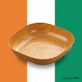Assiette carrée en Imitation de Grain de bois de cuisine, ensemble de plats à Grain Simple japonais pour vaisselle, bol de cuisine, vaisselle, fournitures de cuisine