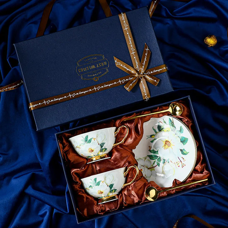 Tasse à café en porcelaine dorée Sophia, style britannique, haute qualité, exquise, style palais, thé, standard, ustensiles de cuisine ménagers, 220ml