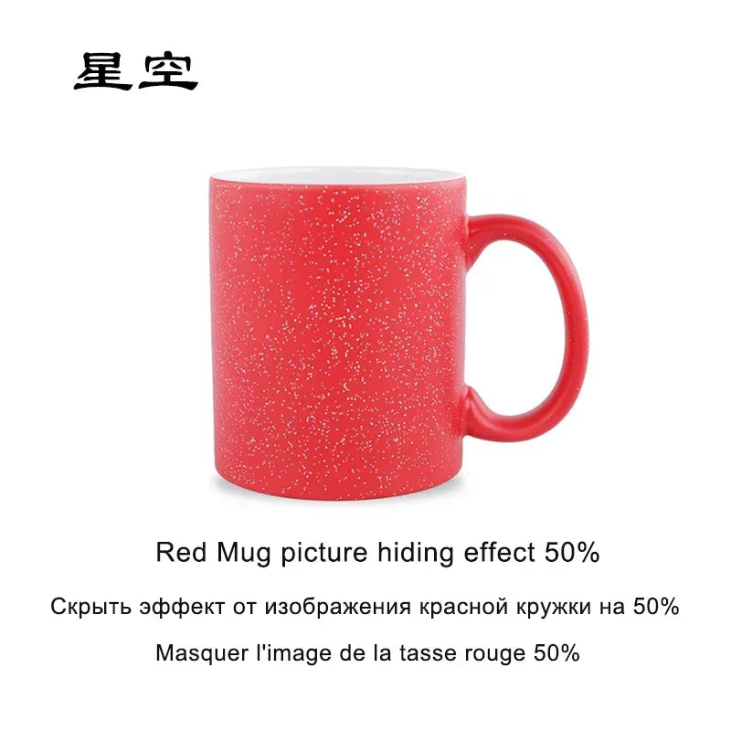 Tasse à Café Personnalisable avec Photo et Document Magique, Meilleur Cadeau pour Amis