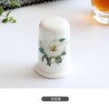 Vaisselle en porcelaine d'os, bols de riz en céramique pour la maison, plats, Pots à soupe, assiette profonde, assiette plate à Steak, vaisselle florale