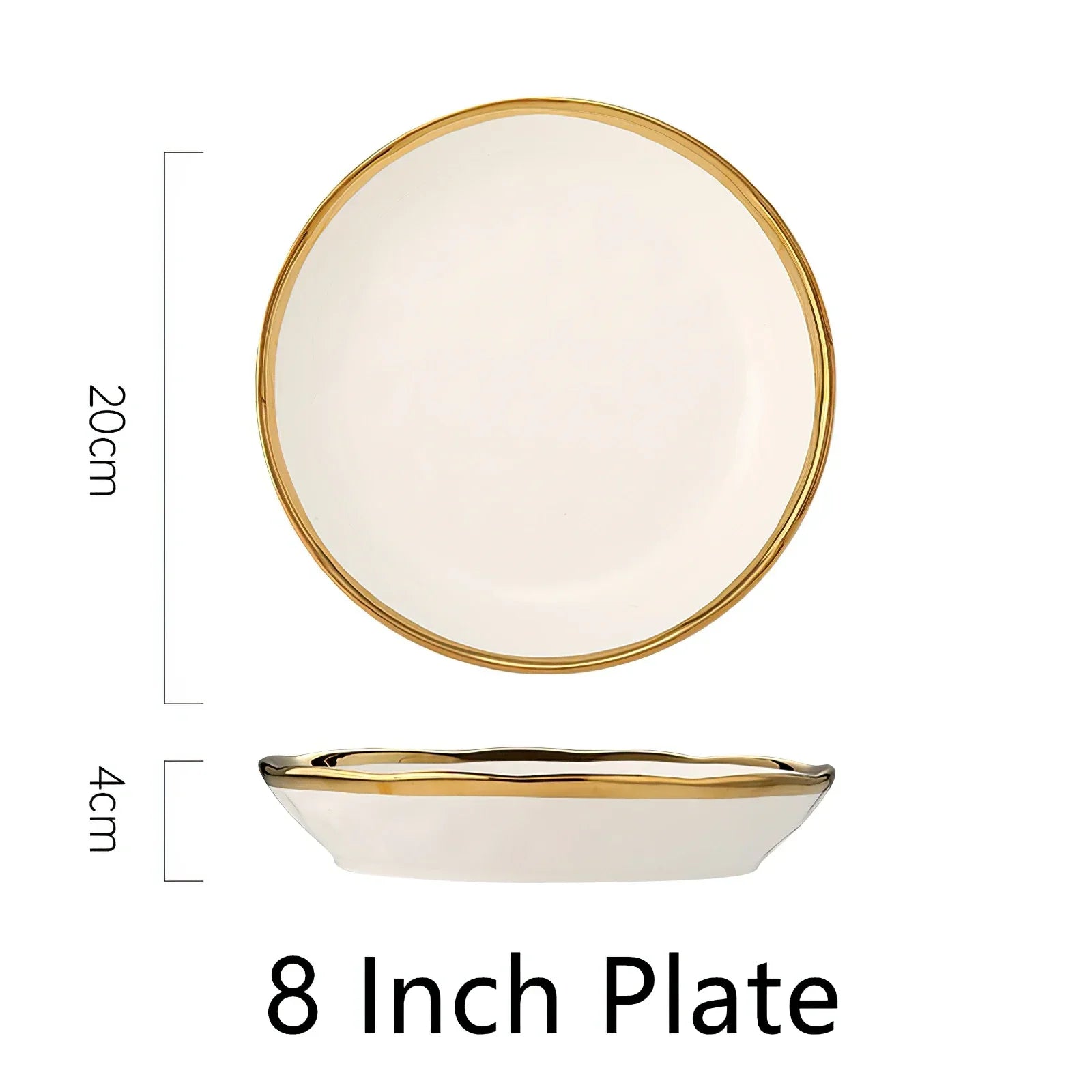 Assiette en céramique blanche Phnom Penh, vaisselle, bol à soupe à salade, plats de dîner, décoration de mariage, vaisselle de cuisine domestique 1 pièces